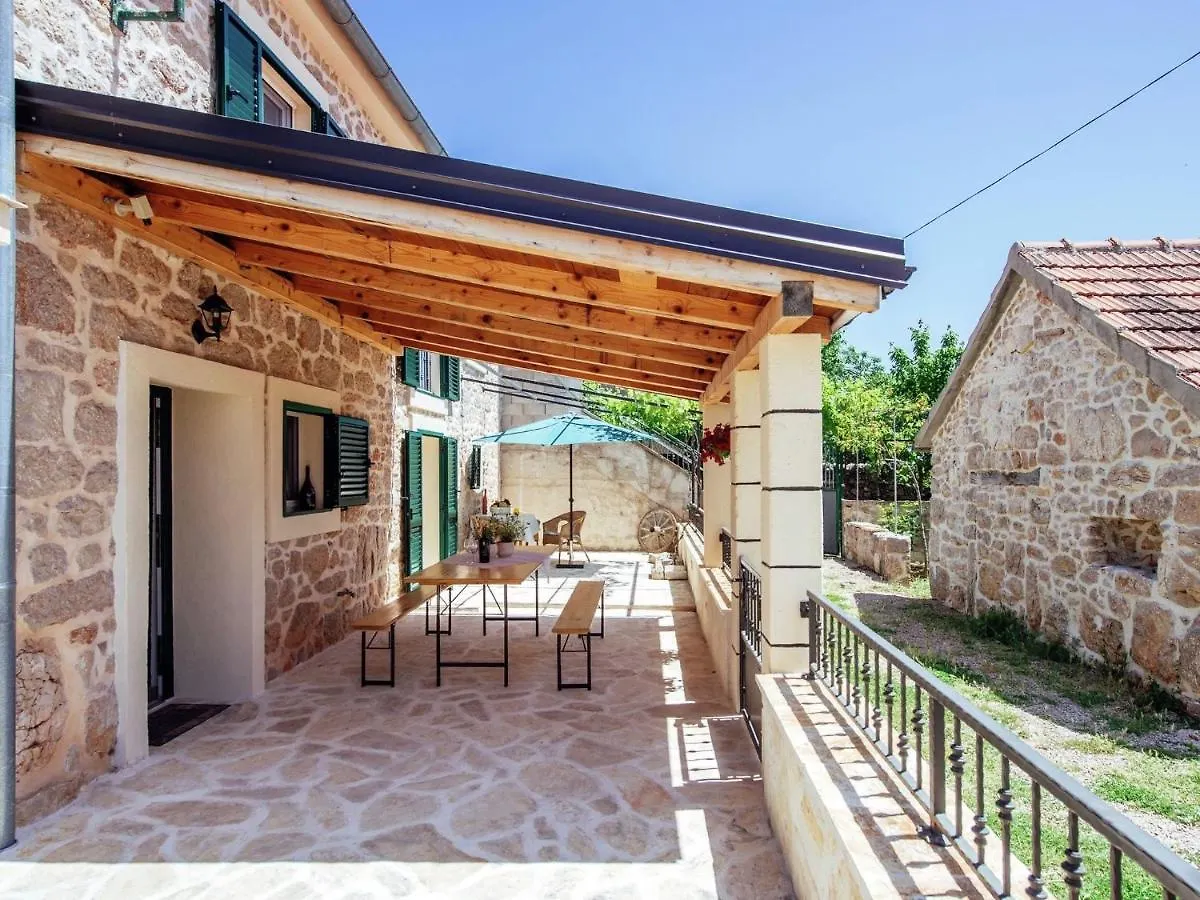 Stone House Near River Canyon Obrovac
