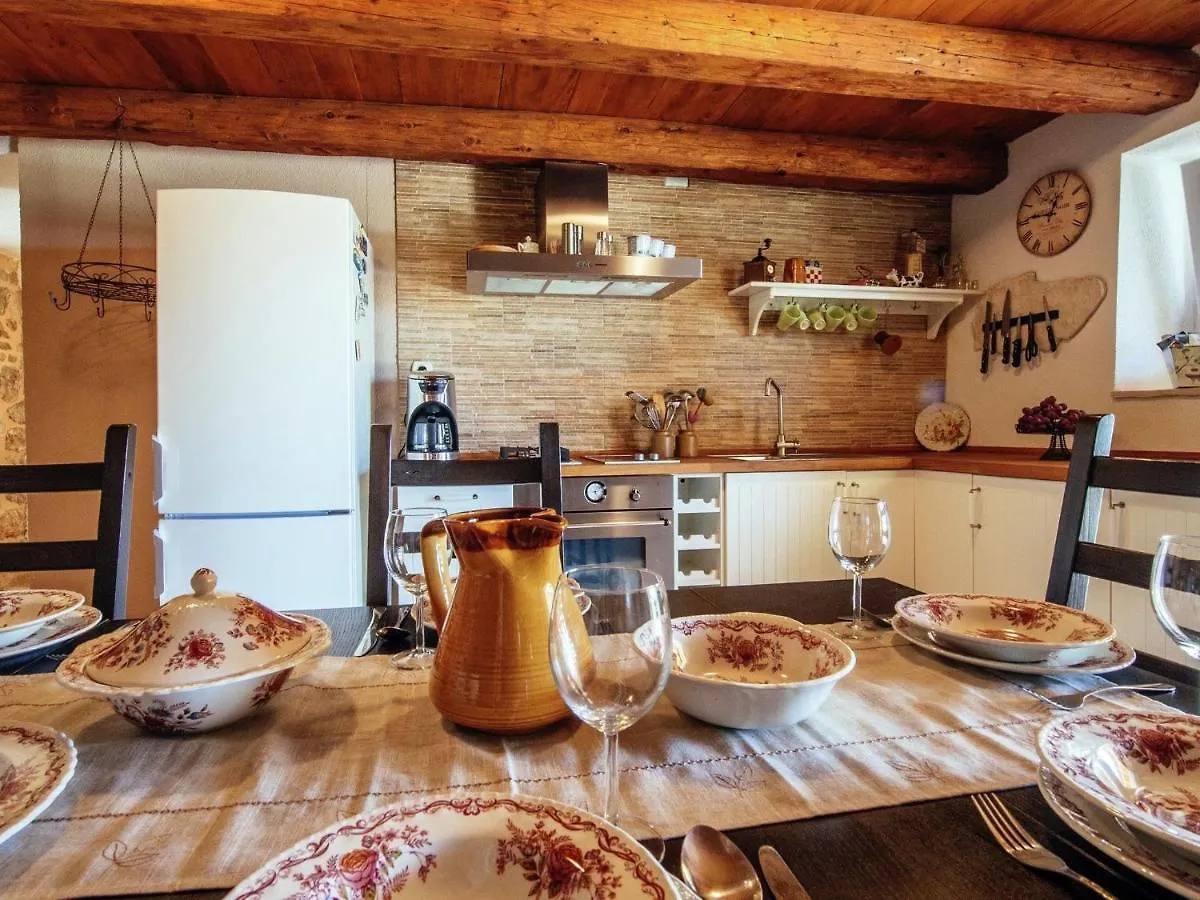 Stone House Near River Canyon Obrovac Hırvatistan